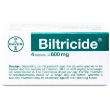 Biltricide 600 mg tabletten