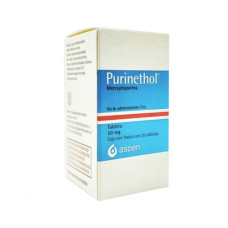 Purinethol 50mg tabletten