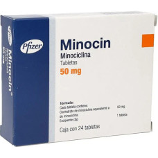 Minocin 50 mg tabletten