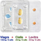 Super ED Pack 100+20+20 mg tabletten