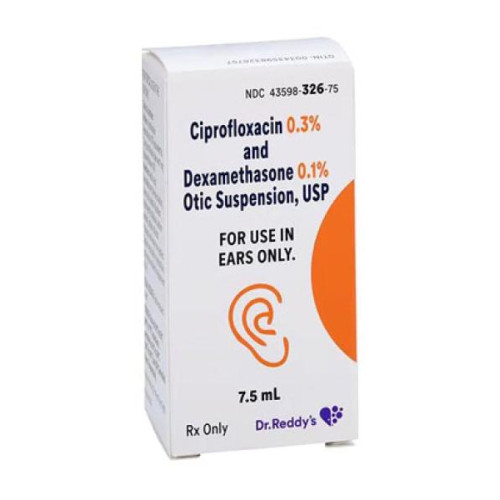 Ciprofloxacin + Dexamethason