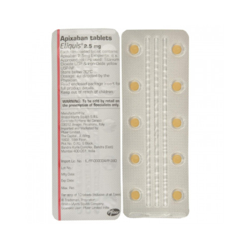 Eliquis 2.5/5 mg tabletten