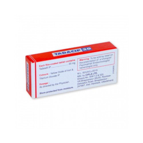 Tadacip 20 mg tabletten