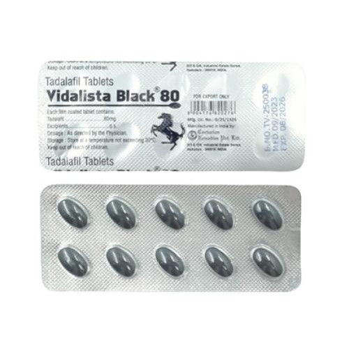 Vidalista Black 80 mg tabletten